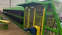 Machine batch-off de type au sol