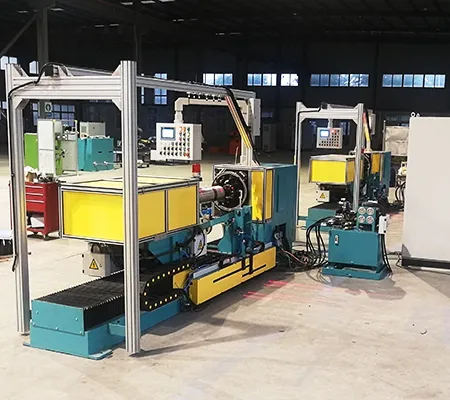 Machine de confection de ressorts pneumatique à soufflet