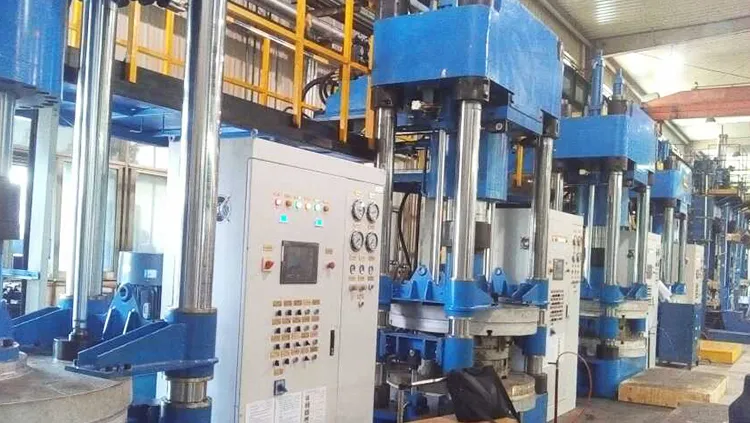 Presse de vulcanisation de ressorts pneumatiques