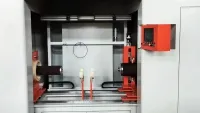 Machine de retournement (haut/bas) de ressorts pneumatiques