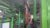 Ligne automatique d'enroulement pneus pleins